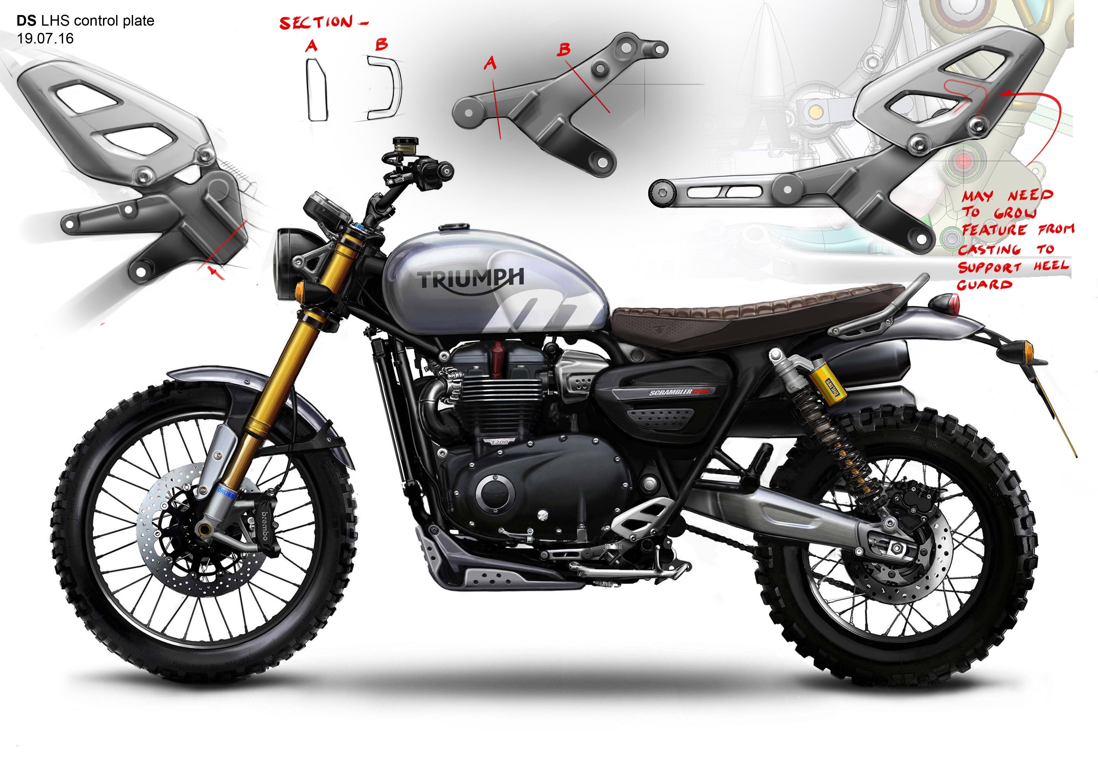 triumph scrambler 1200 xe saddlebolsas